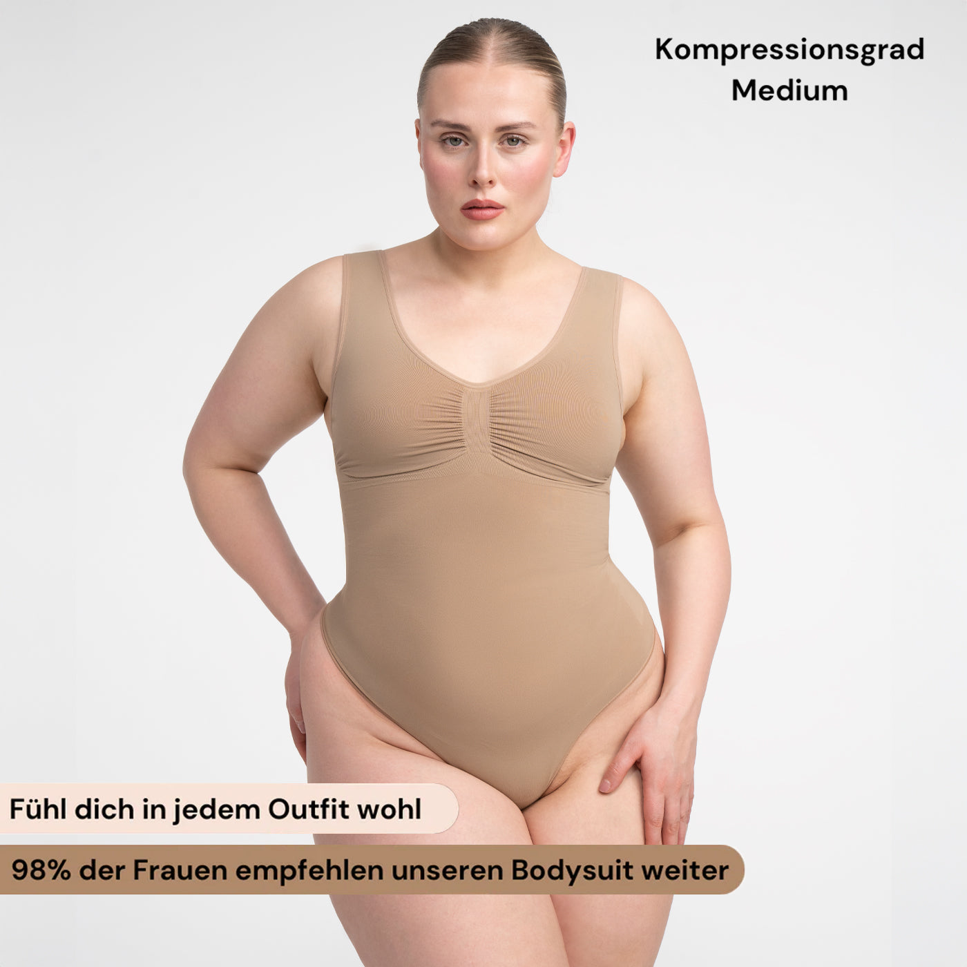 Tank Bodysuit Sculpting Shapewear mit Slip - Secret Sale