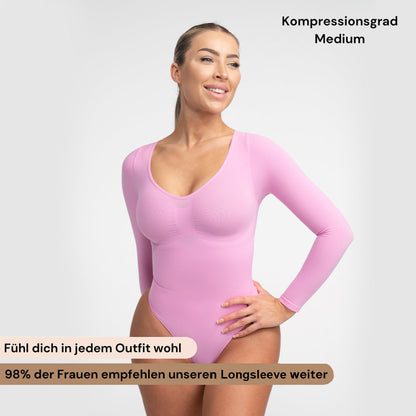 Bodysuit Sculpting Shapewear Longsleeve mit Slip - Secret Sale