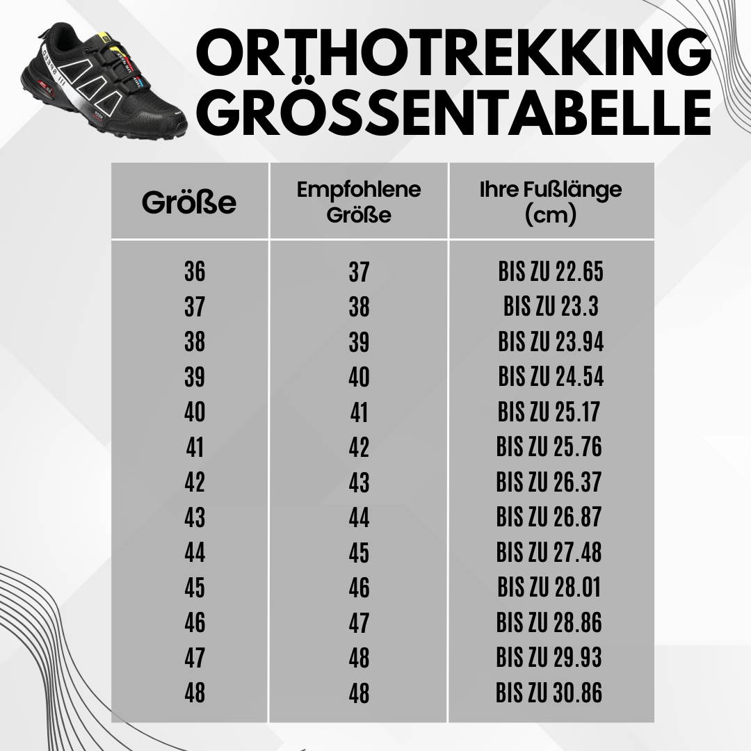 OrthoTrekking - ergonomischer schmerzlindernder