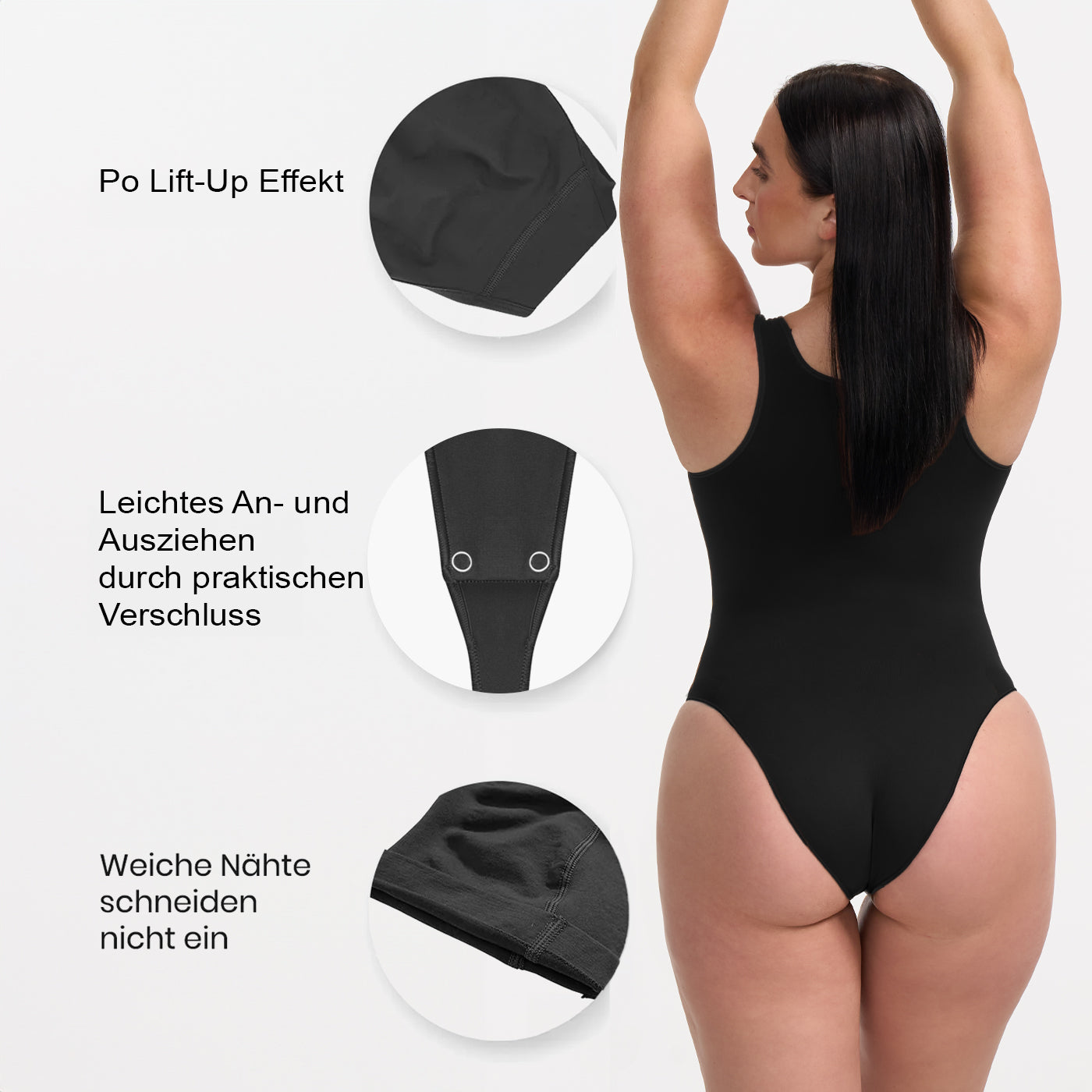 Tank Bodysuit Sculpting Shapewear mit Slip - Secret Sale