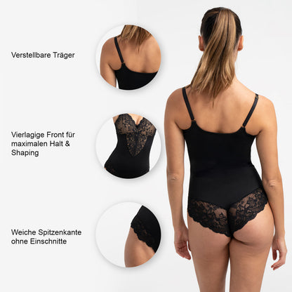 Sculpting Lace Shapewear Bodysuit mit Slip - Secret Sale