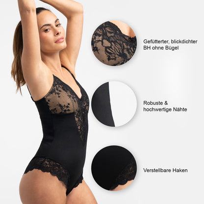 Sculpting Lace Shapewear Bodysuit mit Slip - Secret Sale