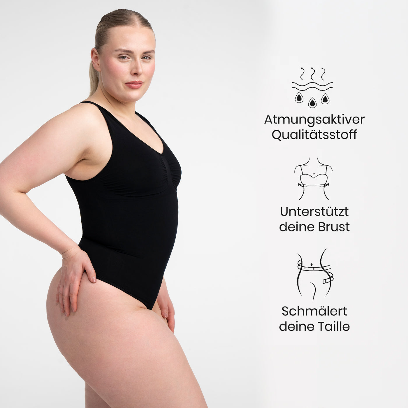 Tank Bodysuit Sculpting Shapewear mit String - Secret Sale