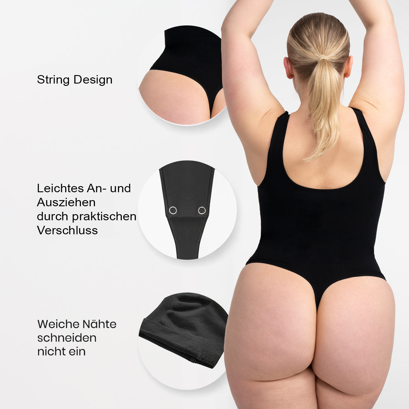 Tank Bodysuit Sculpting Shapewear mit String - Secret Sale