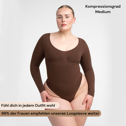 Bodysuit Sculpting Shapewear Longsleeve mit Slip - Secret Sale