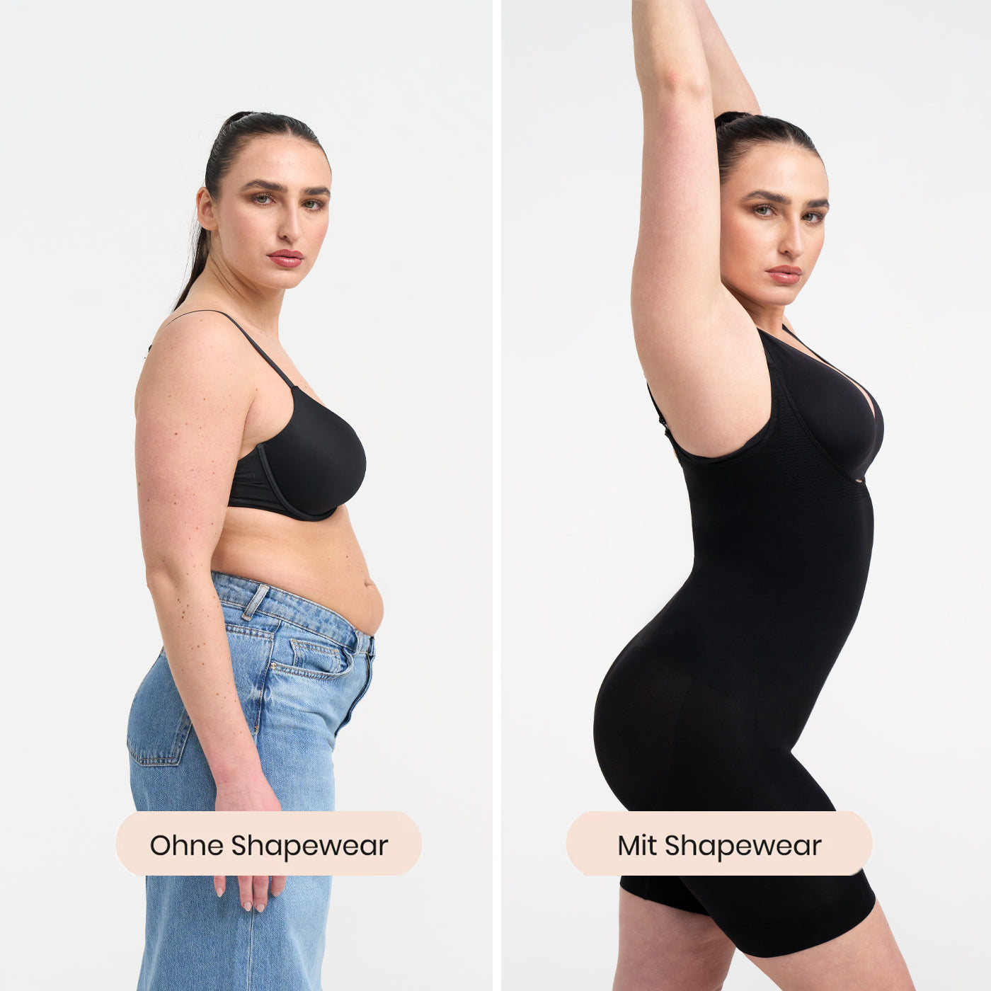 Bodysuit Sculpting Shapewear mit offener Brust - Secret Sale